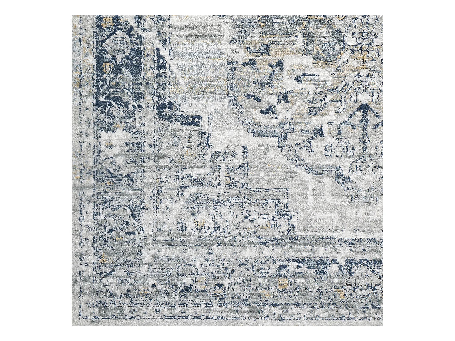 Tapis Vintage Oriental - Gris/Bleu/Beige - 160x220cm - ISABELLA