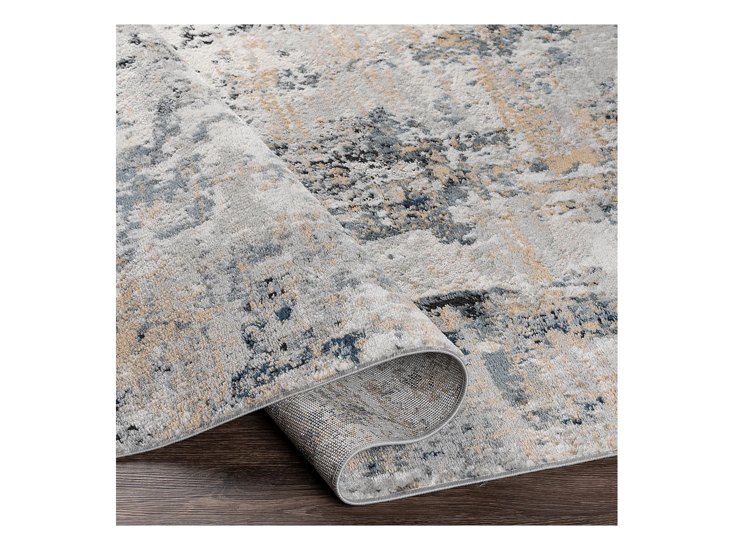 Modern Abstract Tapijt - Meerkleurig/Grijs - 160x220cm - LENA