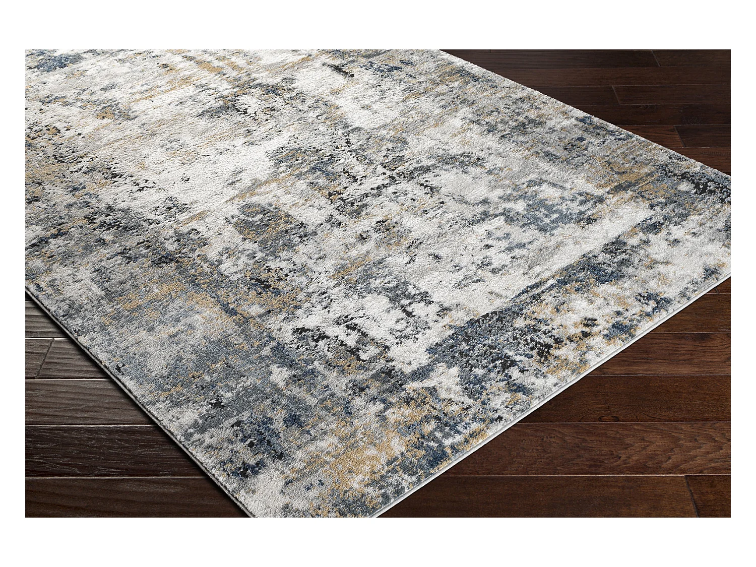 Modern Abstract Tapijt - Meerkleurig/Grijs - 160x220cm - LENA