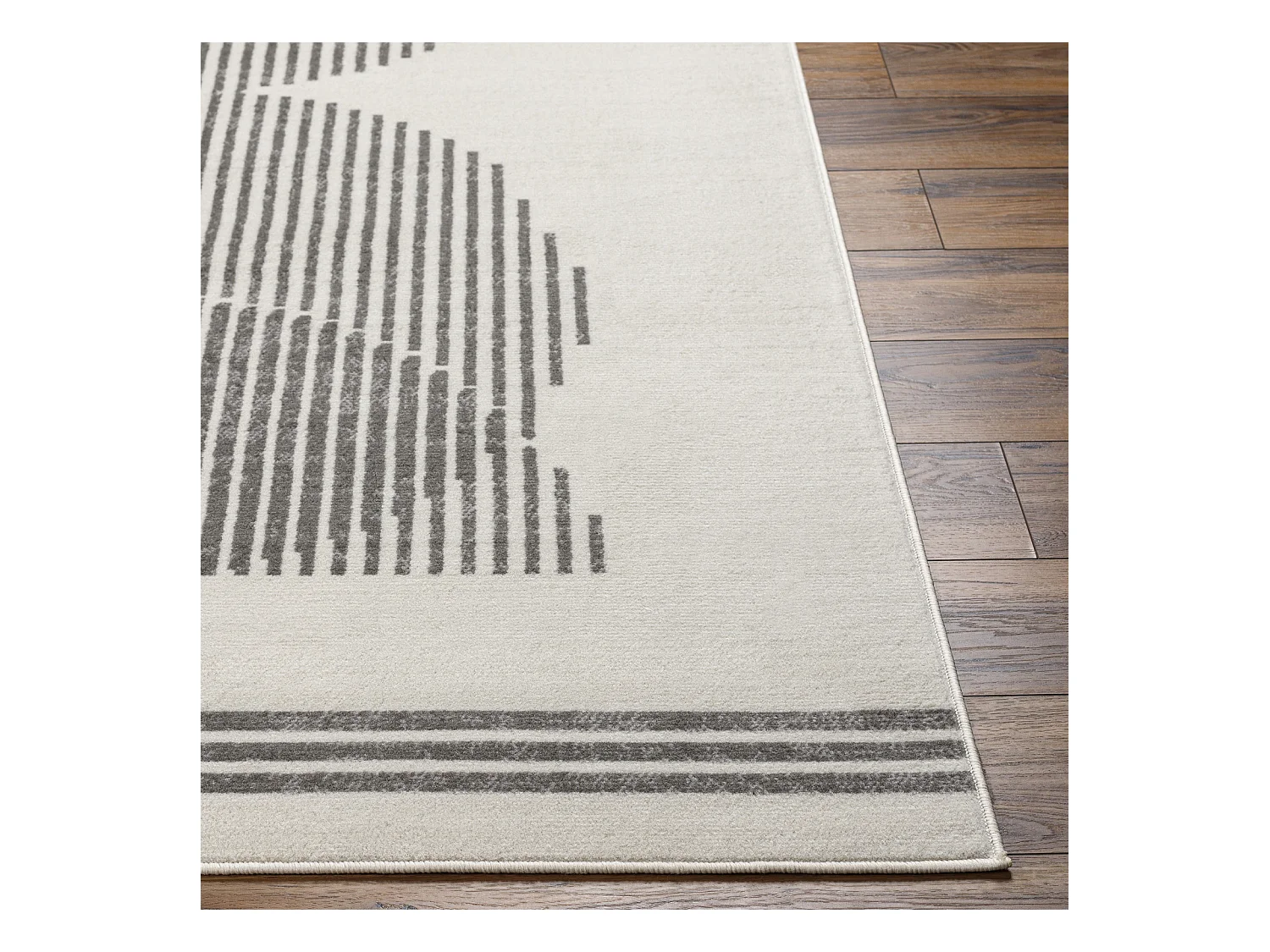 Modern Scandinavisch Tapijt - Wit/Grijs - 200x275cm - REILY