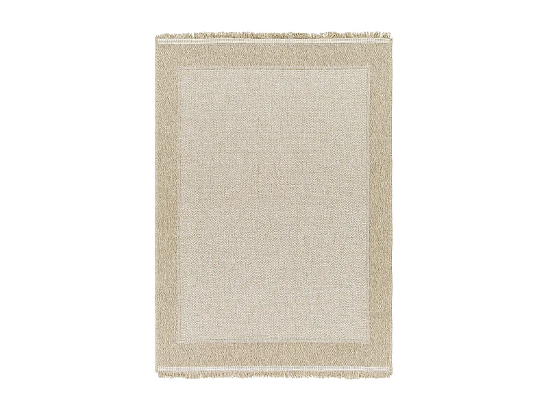 In-/Outdoor-Teppich mit Jute-Look - Beige - 120x170cm - JENNY