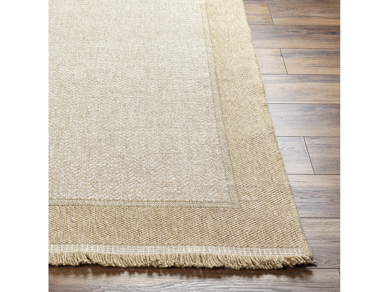 In-/Outdoor-Teppich mit Jute-Look - Beige - 120x170cm - JENNY