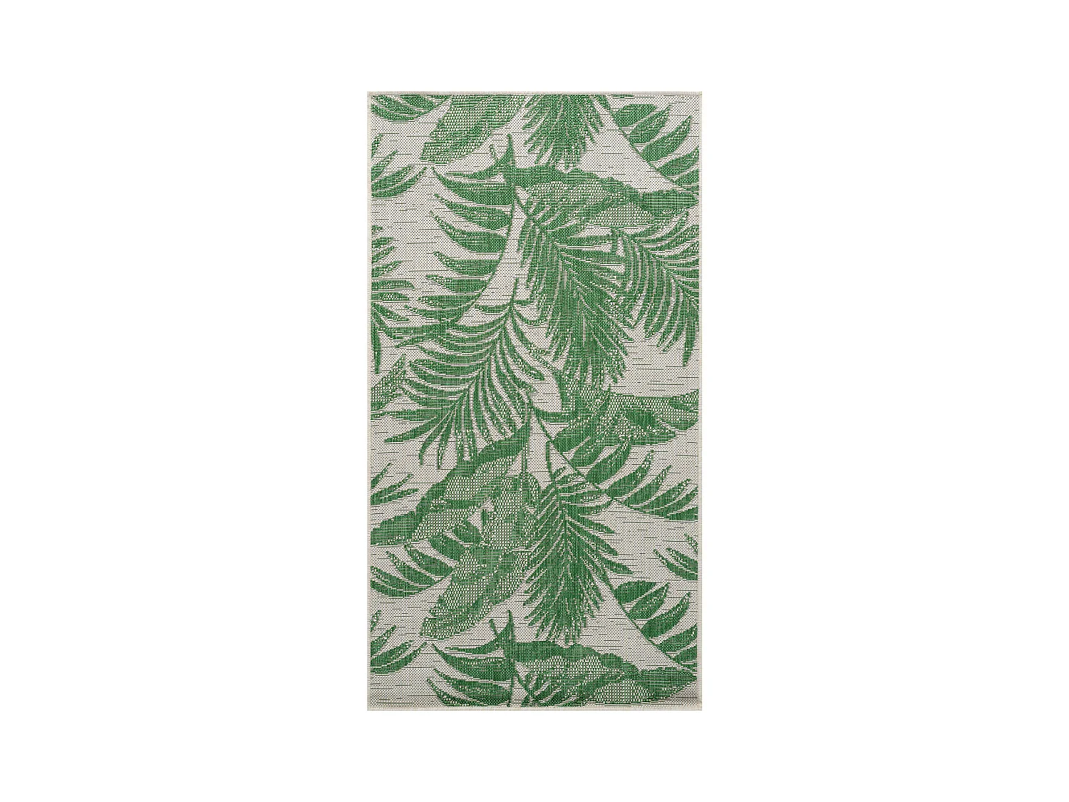 Buitenkleed - Balkon, Terras, Keuken Tapijt - Ivoor/Groen - 80x150cm - LENNIE