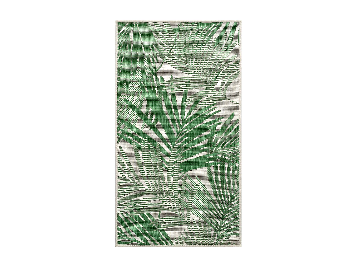 Buitenkleed - Balkon, Terras, Keuken Tapijt - Groen/Ivoor - 80x150cm - LENNIE