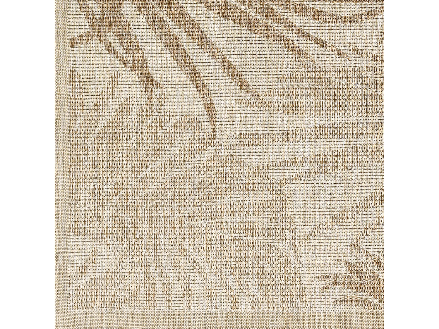 Tapis d'Extérieur/Intérieur Aspect Jute - Beige/Ivoire - 200x275cm - VANESSA