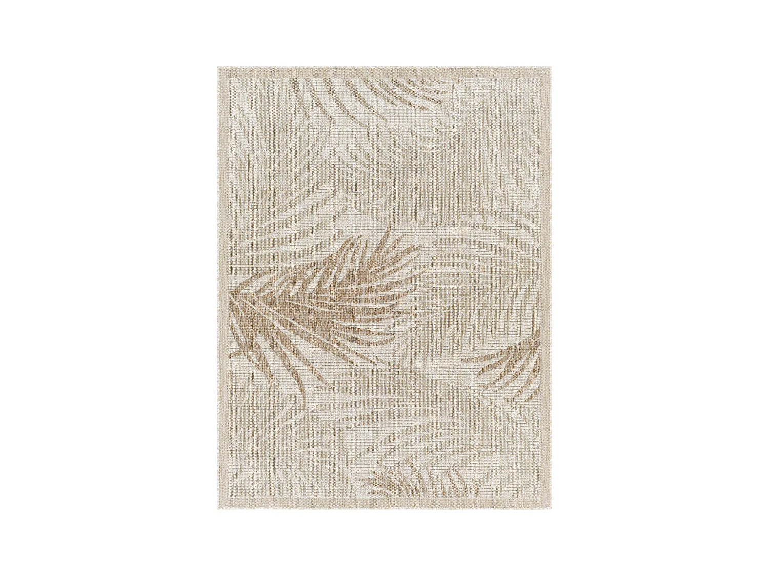 Buitenkleed - Balkon, Terras, Keuken Jute-Look Tapijt - Beige/Ivoor - 200x275cm - VANESSA