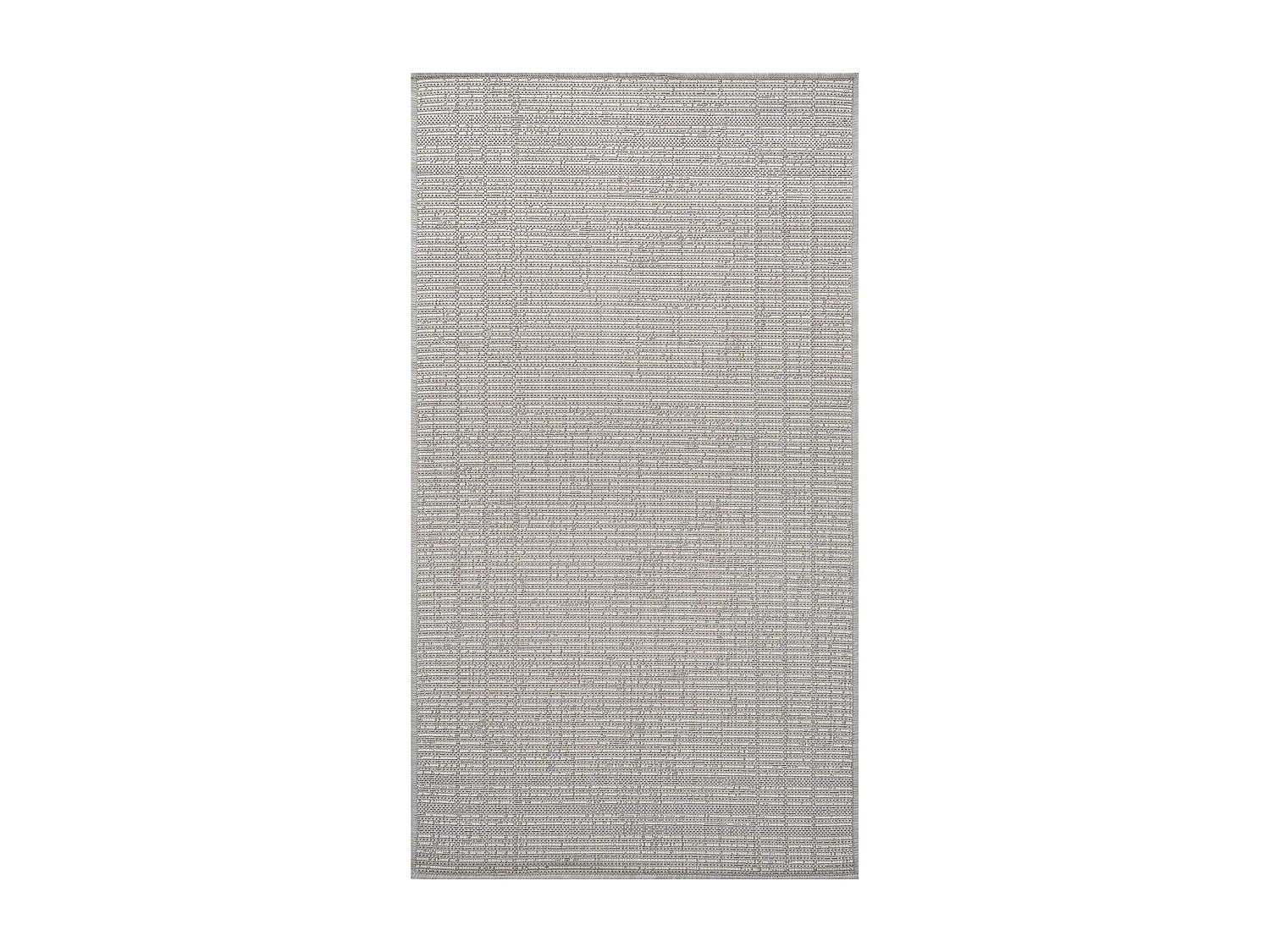 Tapis d'Extérieur/Intérieur - Gris/Ivoire - 80x150cm - KASSIE