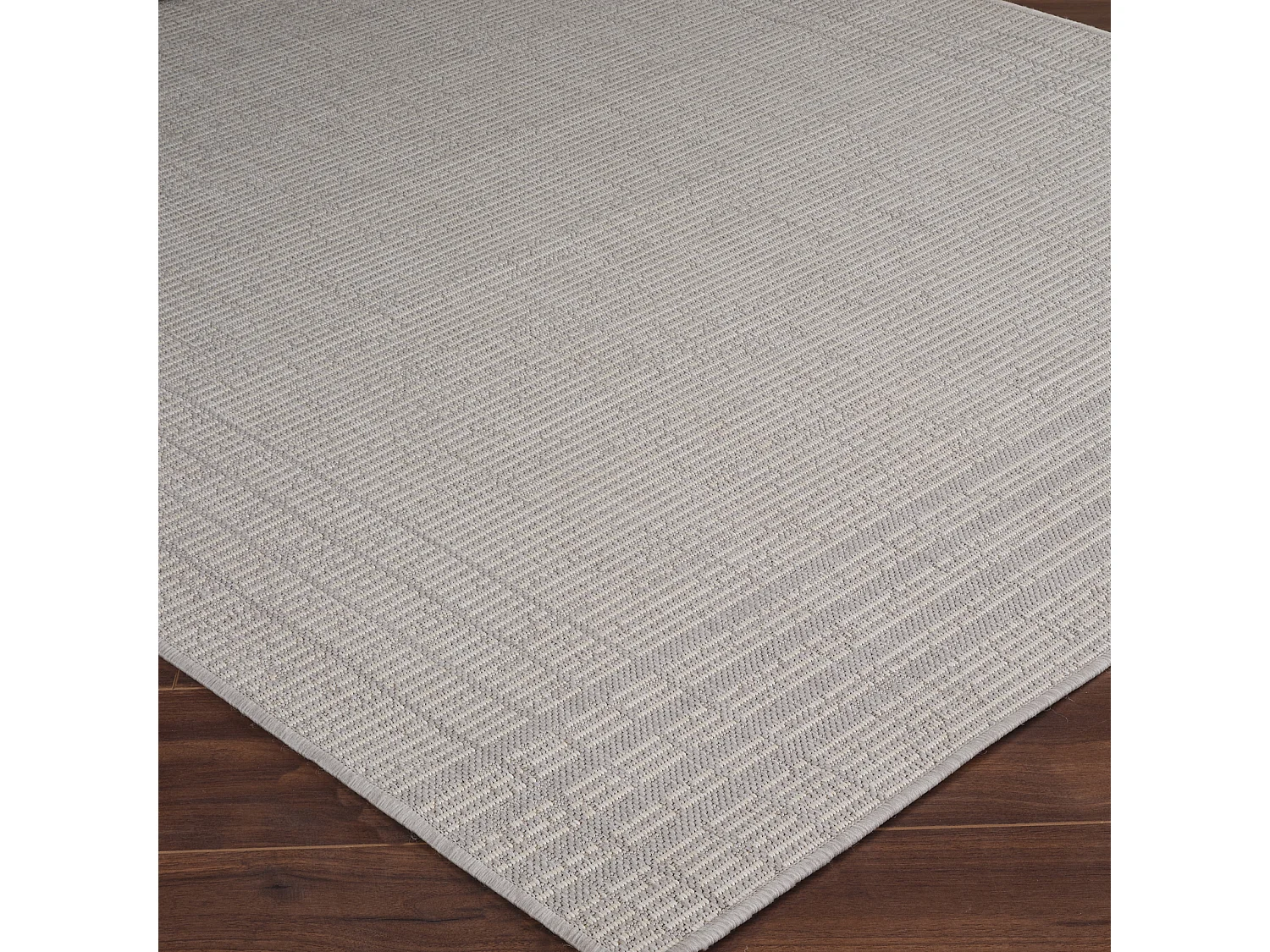 Tapis d'Extérieur/Intérieur - Gris/Ivoire - 80x150cm - KASSIE
