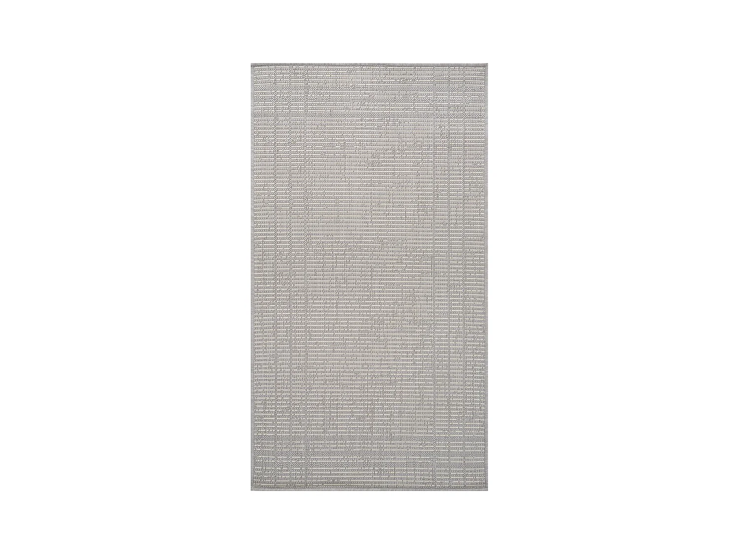 Buitenkleed - Balkon, Terras, Keuken Tapijt - Grijs/Ivoor - 80x150cm - KASSIE