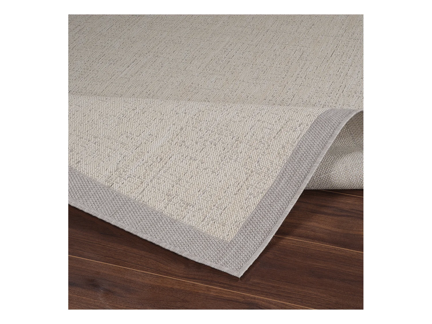 Buitenkleed - Balkon, Terras, Keuken Tapijt - Ivoor/Grijs - 200x275cm - JODY