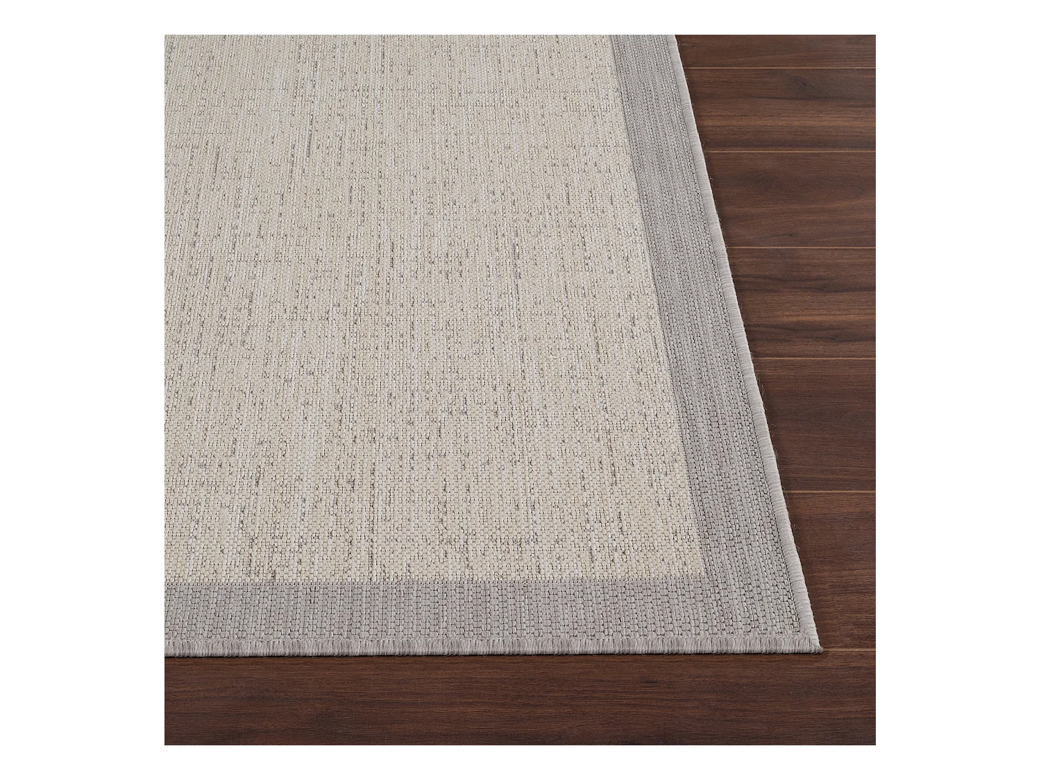 Buitenkleed - Balkon, Terras, Keuken Tapijt - Ivoor/Grijs - 200x275cm - JODY