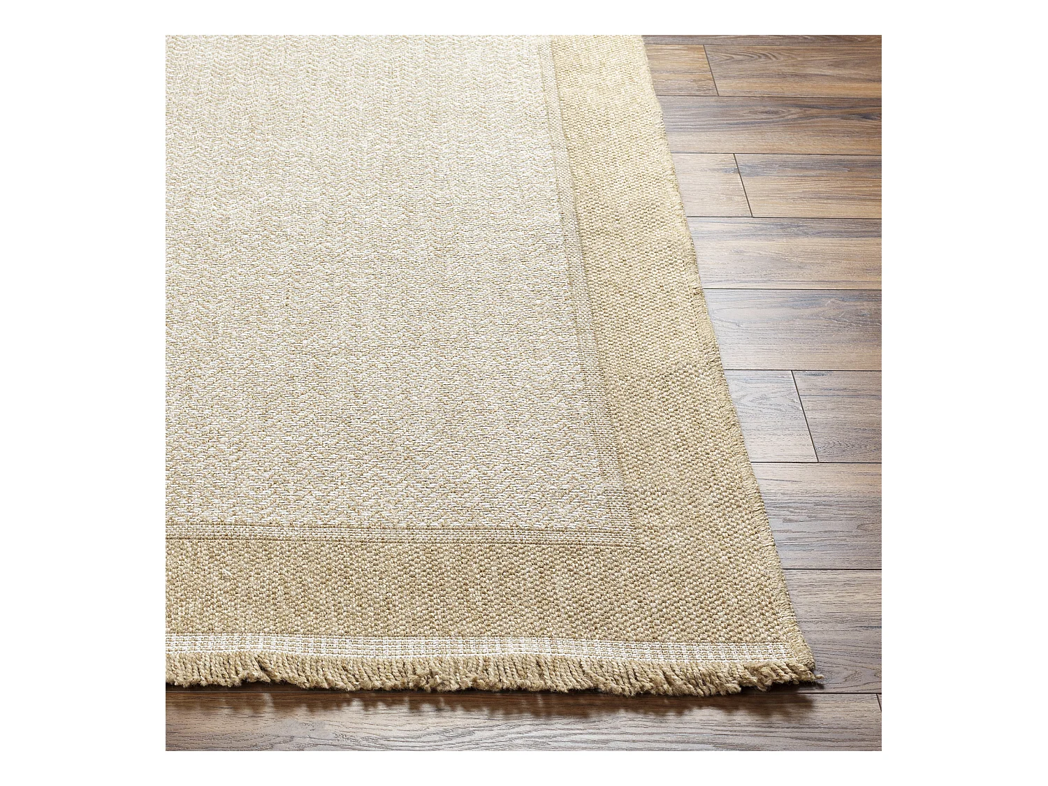 Tapis d'Extérieur/Intérieur Aspect Jute - Beige - 160x213cm - JENNY