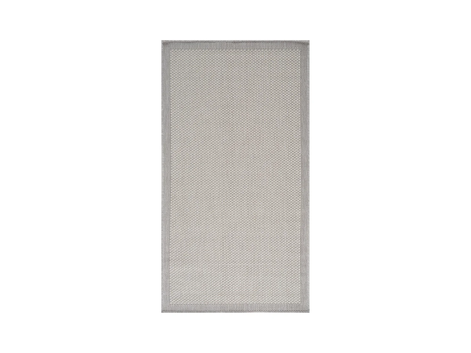 Buitenkleed - Balkon, Terras, Keuken Tapijt - Grijs/Ivoor - 80x150cm - KACEY
