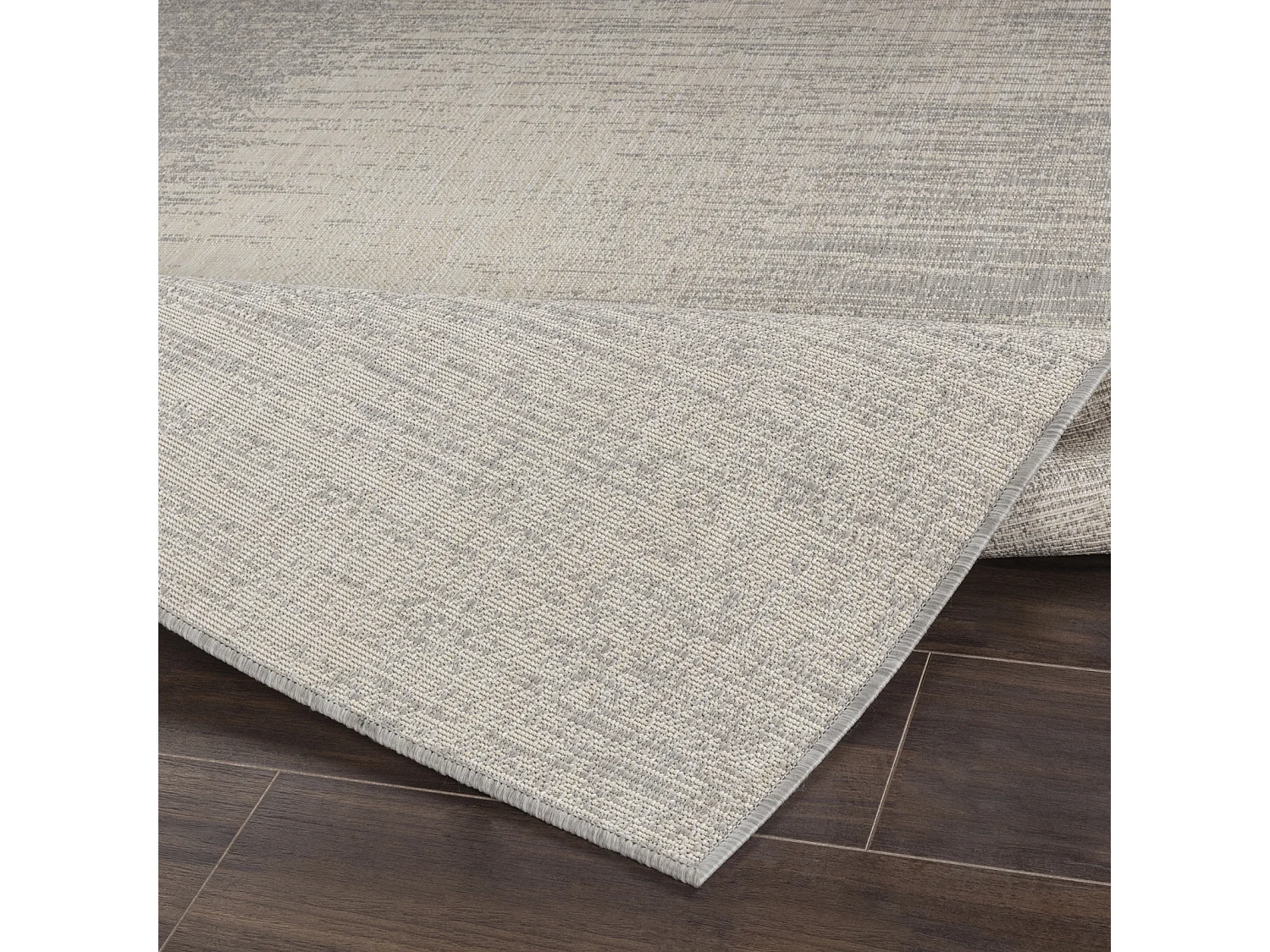 Tapis d'Extérieur/Intérieur - Ivoire/Gris - 120x170cm - SHELBY