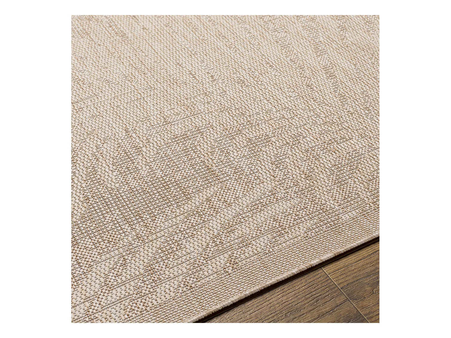 Tapis d'Extérieur/Intérieur Aspect Jute - Beige/Ivoire - 200x275cm - VANESSA