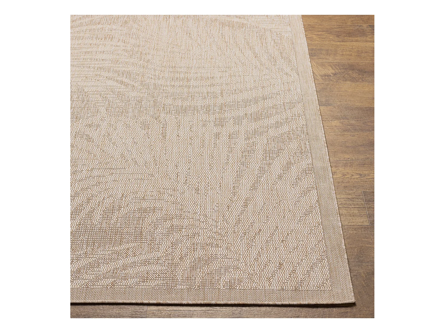 Tapis d'Extérieur/Intérieur Aspect Jute - Beige/Ivoire - 200x275cm - VANESSA