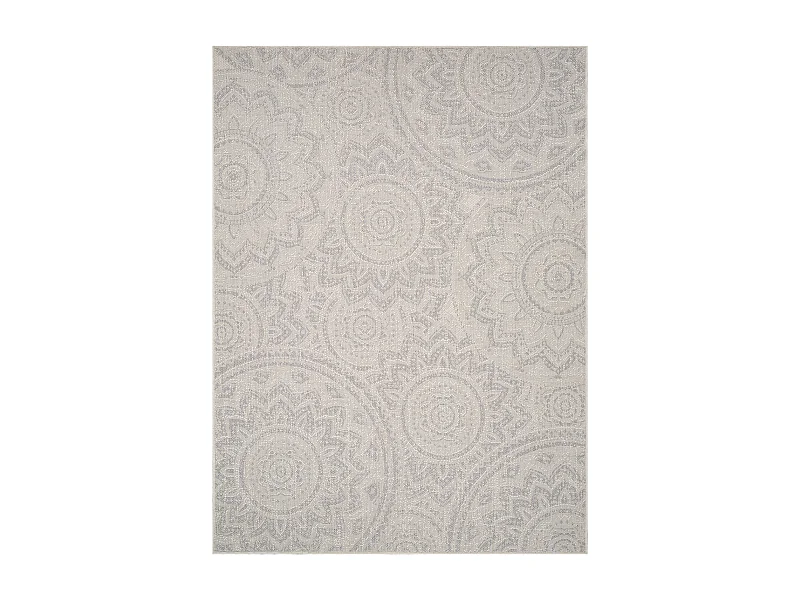 In-/Outdoor-Teppich - Elfenbein/Grau - 160x213cm - KELLY