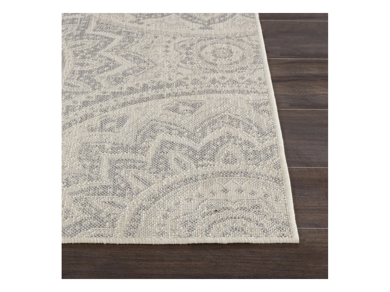 In-/Outdoor-Teppich - Elfenbein/Grau - 160x213cm - KELLY