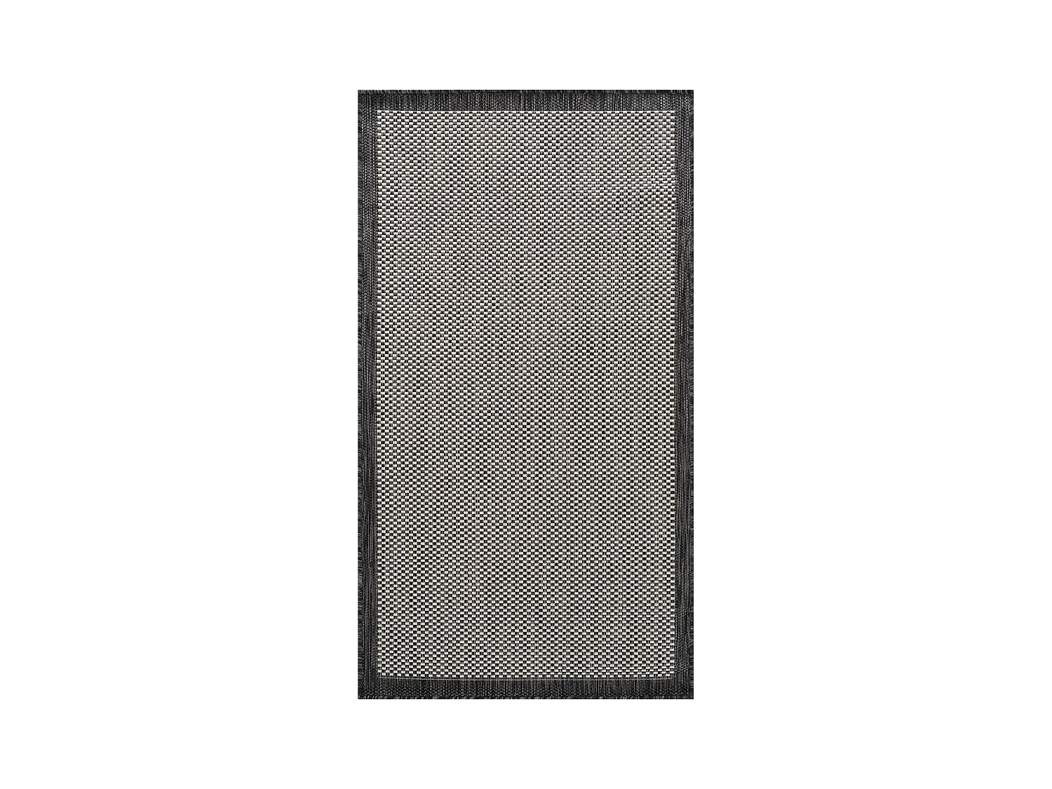 Tapis d'Extérieur/Intérieur - Gris/Ivoire - 80x150cm - KACEY