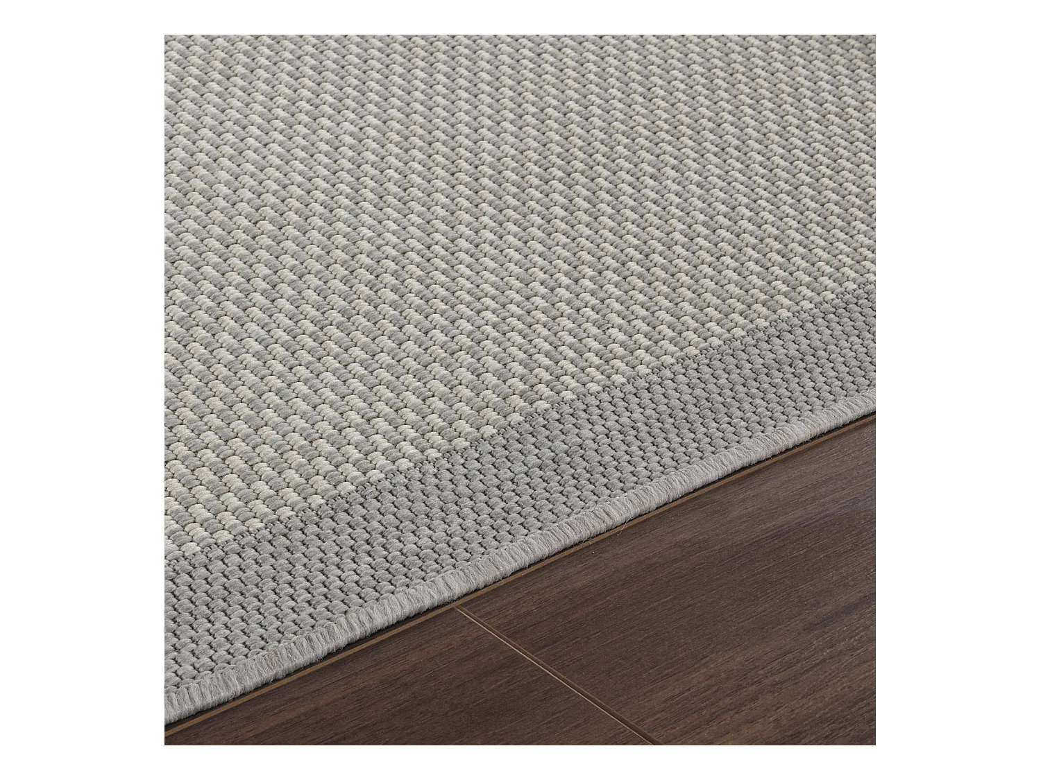 Buitenkleed - Balkon, Terras, Keuken Tapijt - Grijs/Ivoor - 200x275cm - KACEY