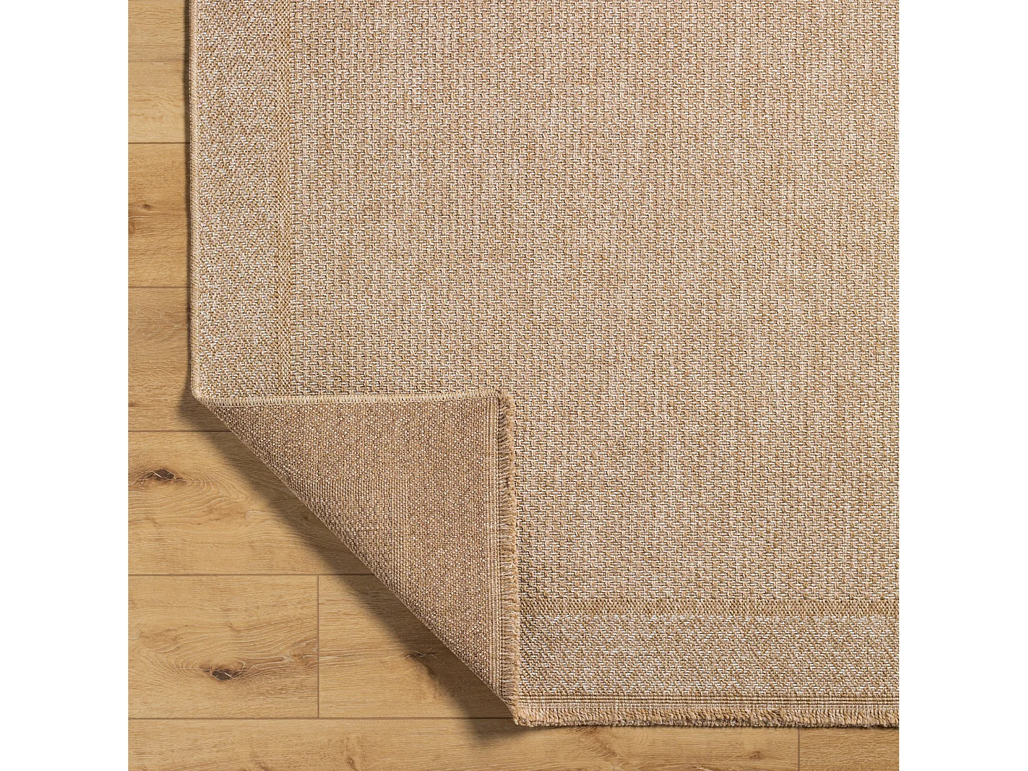 Tapis d'Extérieur/Intérieur Aspect Jute - Beige - 120x170cm - NIKKI