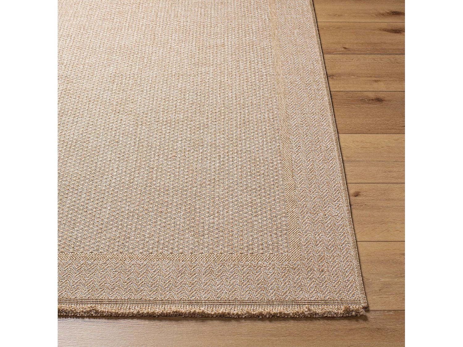 Tapis d'Extérieur/Intérieur Aspect Jute - Beige - 120x170cm - NIKKI
