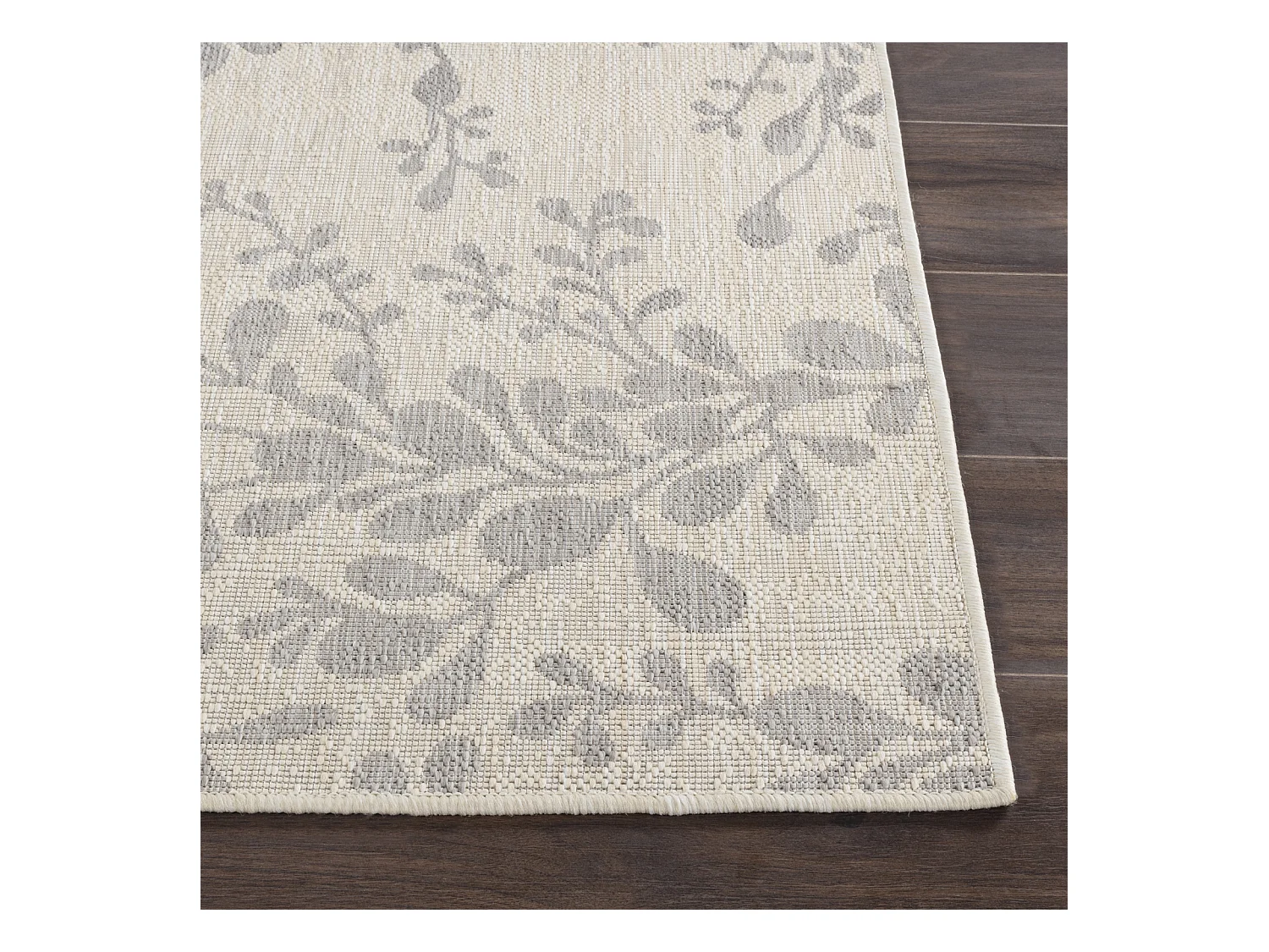 Tapis d'Extérieur/Intérieur - Ivoire/Gris - 120x170cm - MOLLY