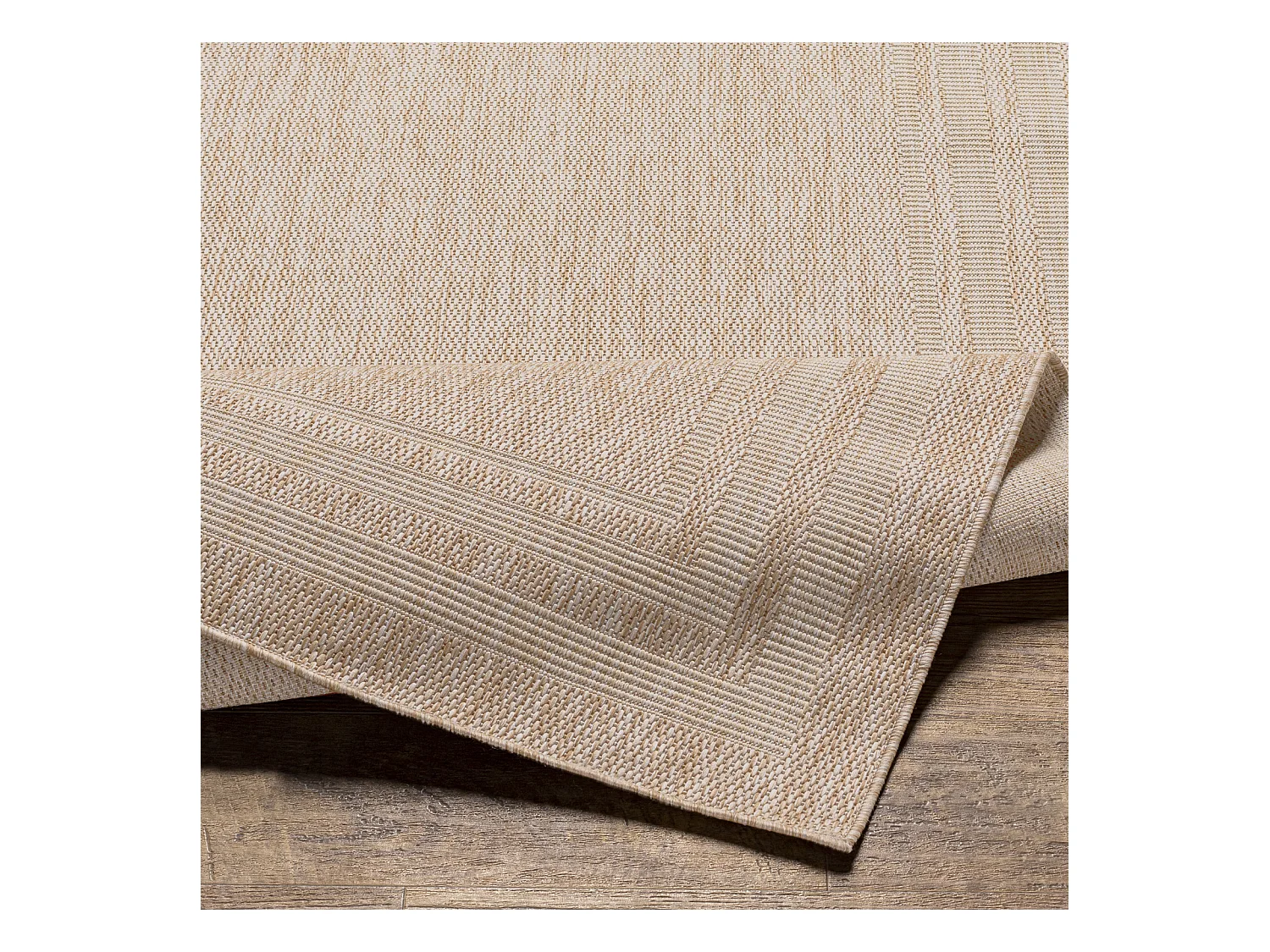 Buitenkleed - Balkon, Terras, Keuken Jute-Look Tapijt - Beige/Ivoor - 200x275cm - GEORGIA