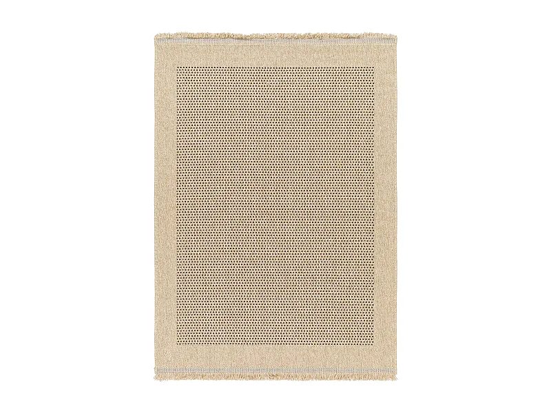 In-/Outdoor-Teppich mit Jute-Look - Beige/Schwarz - 160x213cm - LORI