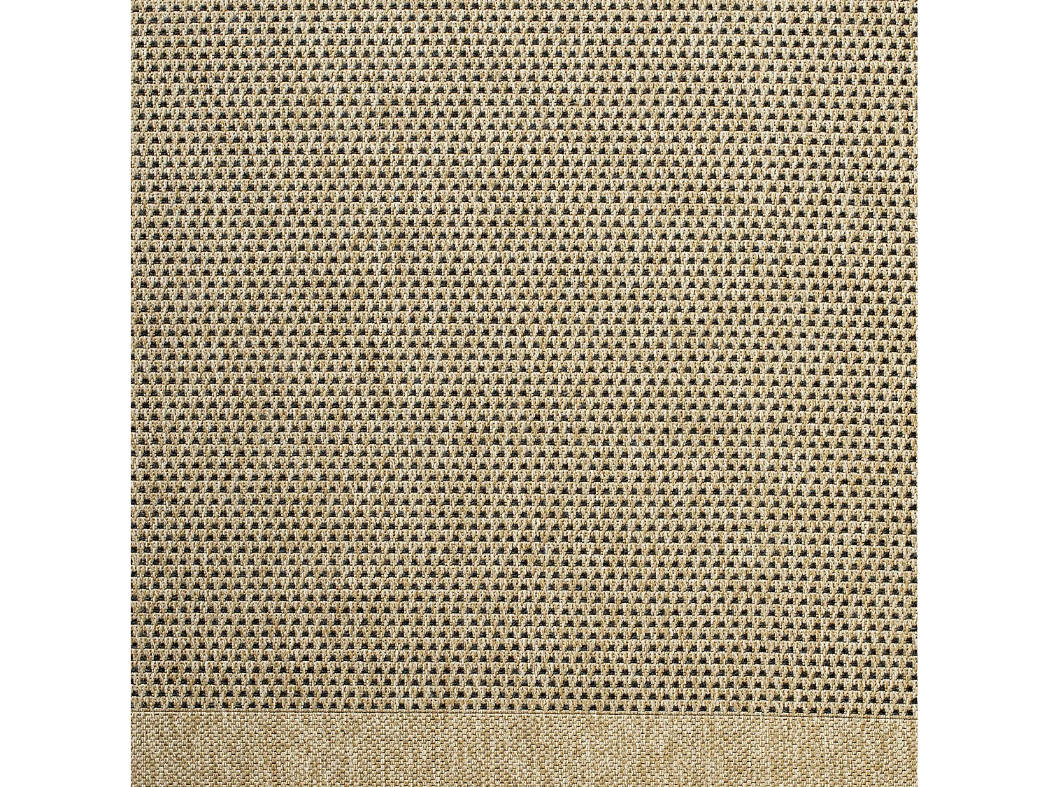 In-/Outdoor-Teppich mit Jute-Look - Beige/Schwarz - 160x213cm - LORI