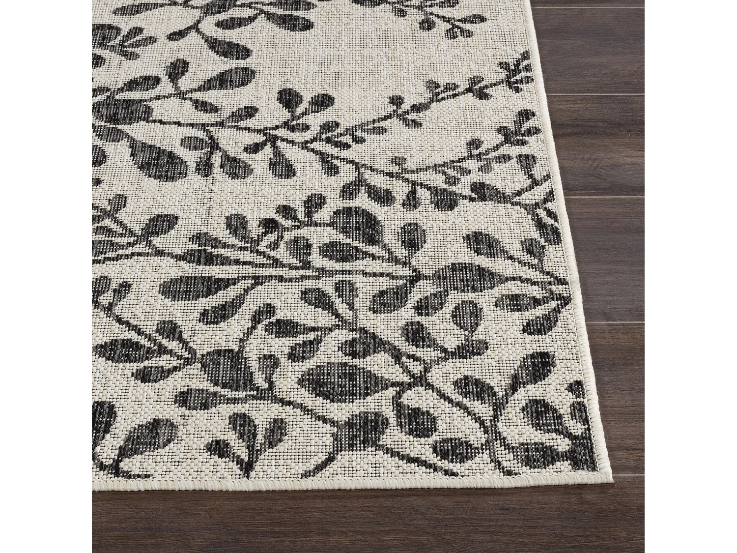 Tapis d'Extérieur/Intérieur - Ivoire/Gris - 80x150cm - MOLLY