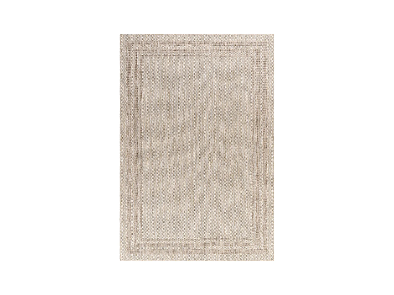 Buitenkleed - Balkon, Terras, Keuken Jute-Look Tapijt - Beige/Ivoor - 160x213cm - GEORGIA