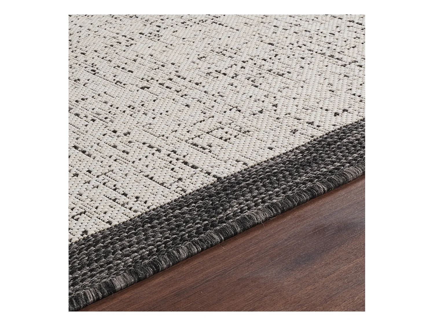 In-/Outdoor-Teppich - Elfenbein/Grau - 80x150cm - JODY