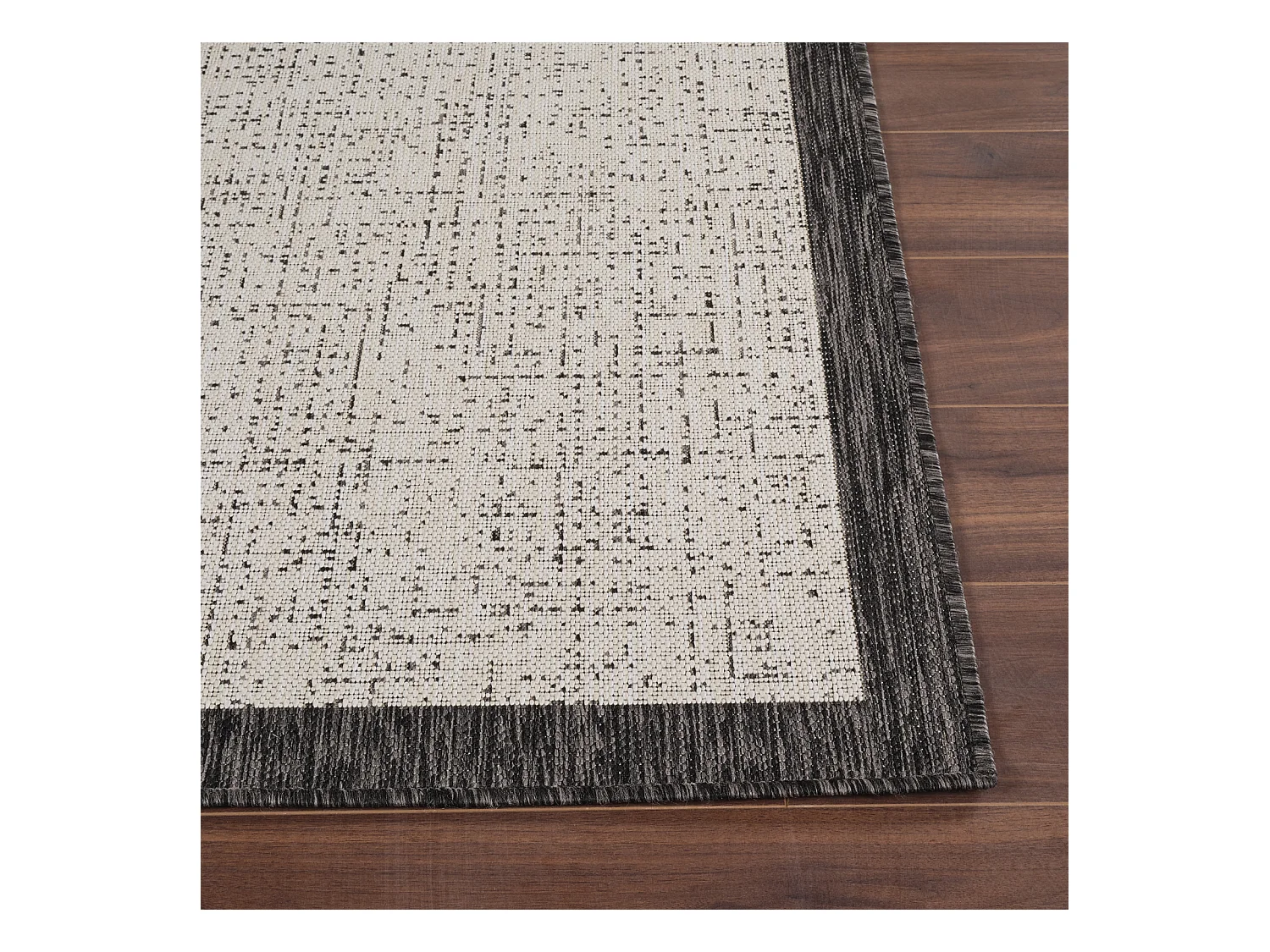 In-/Outdoor-Teppich - Elfenbein/Grau - 80x150cm - JODY