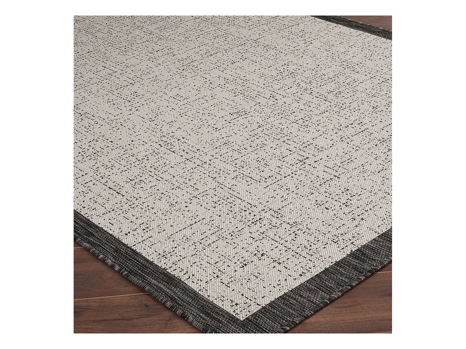 In-/Outdoor-Teppich - Elfenbein/Grau - 80x150cm - JODY