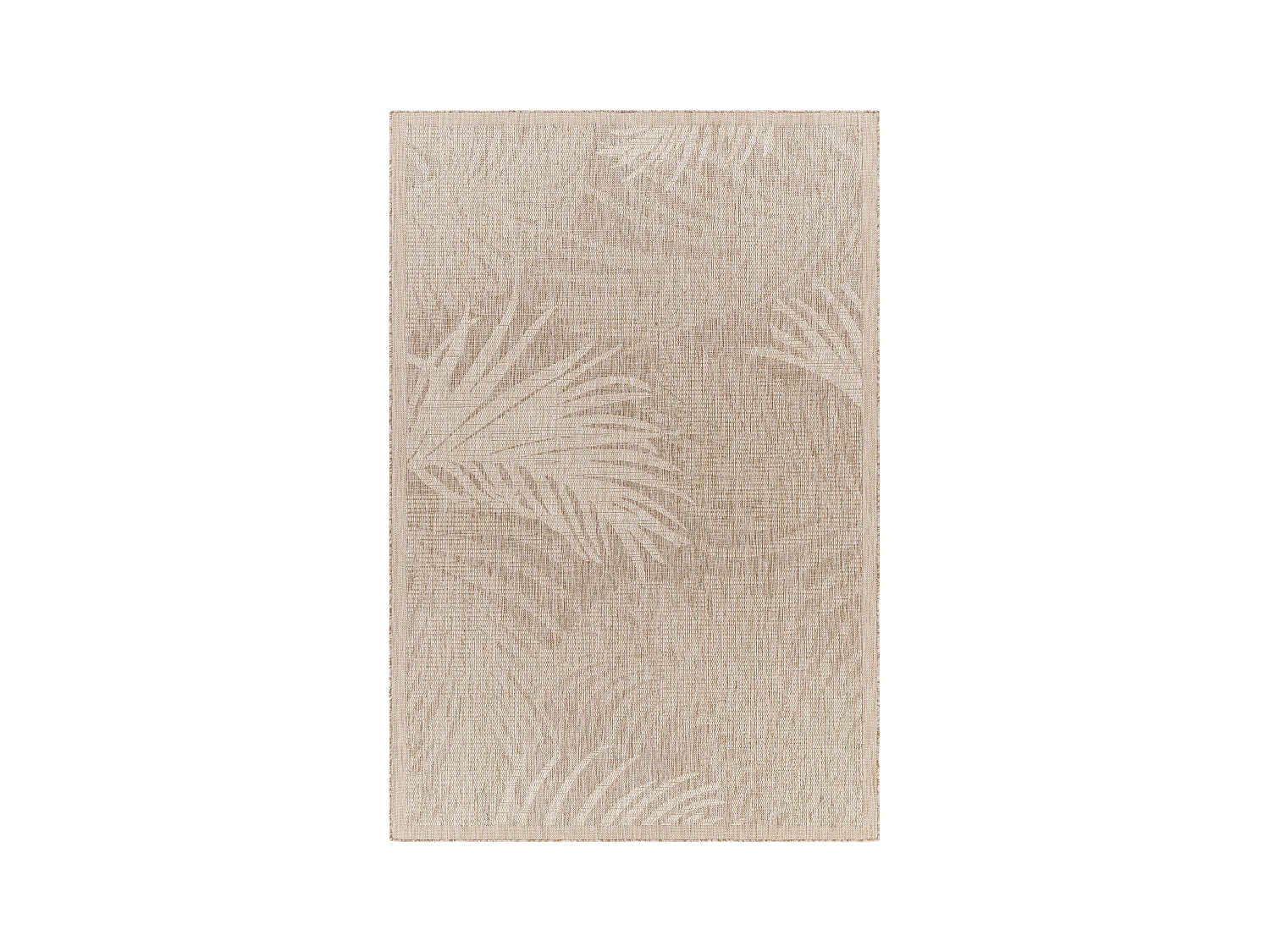 Buitenkleed - Balkon, Terras, Keuken Jute-Look Tapijt - Beige/Ivoor - 160x213cm - VANESSA