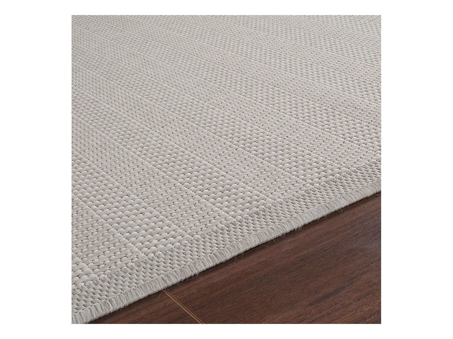 Buitenkleed - Balkon, Terras, Keuken Tapijt - Grijs/Ivoor - 80x150cm - TONIE