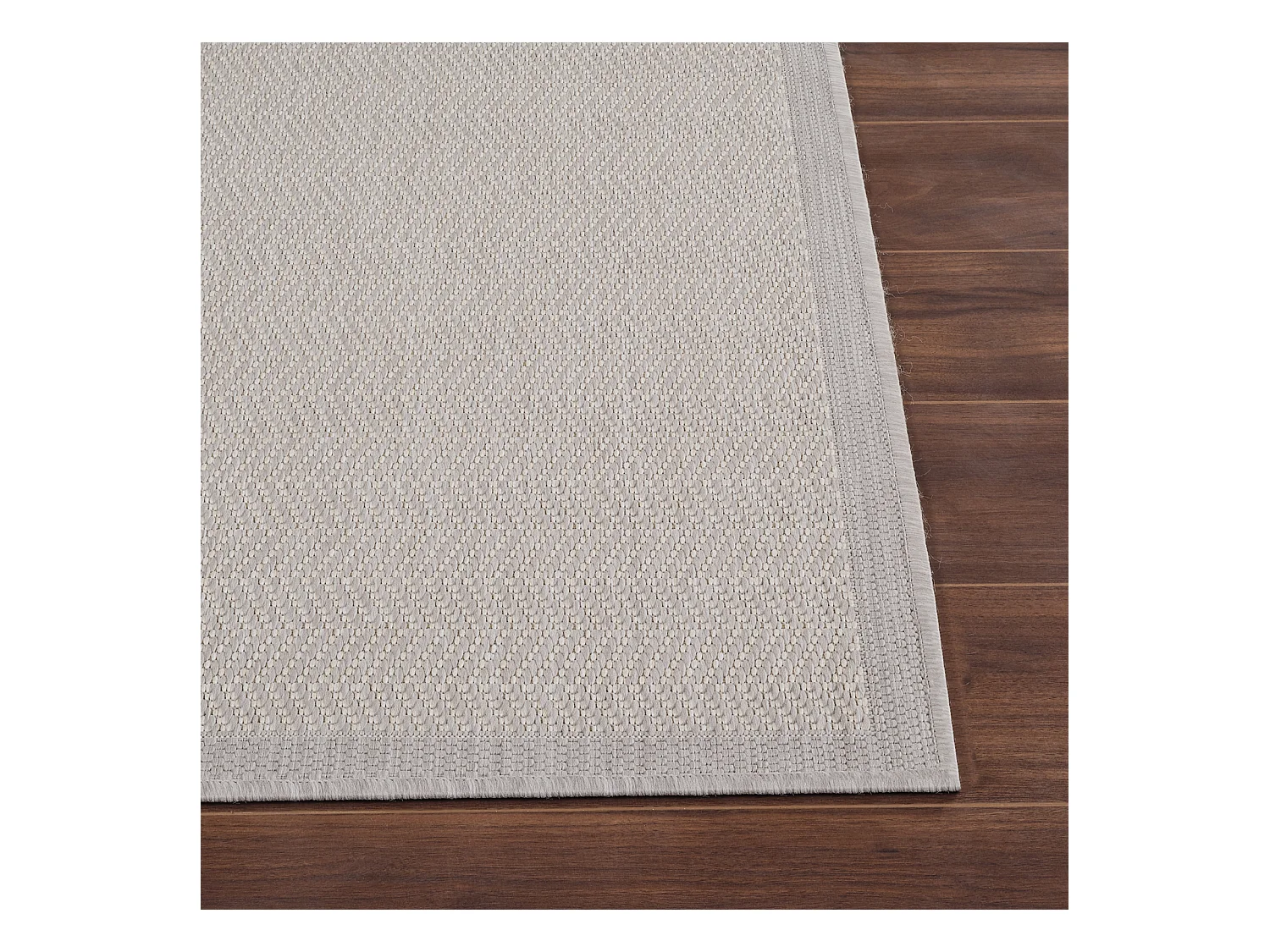 Buitenkleed - Balkon, Terras, Keuken Tapijt - Grijs/Ivoor - 80x150cm - TONIE