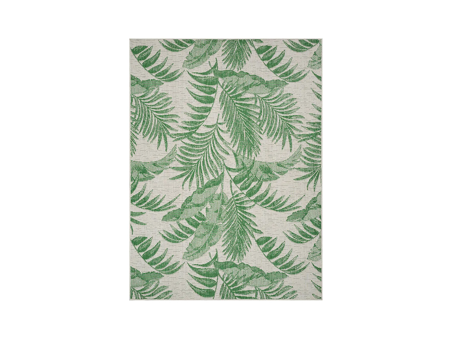 Buitenkleed - Balkon, Terras, Keuken Tapijt - Ivoor/Groen - 120x170cm - LENNIE