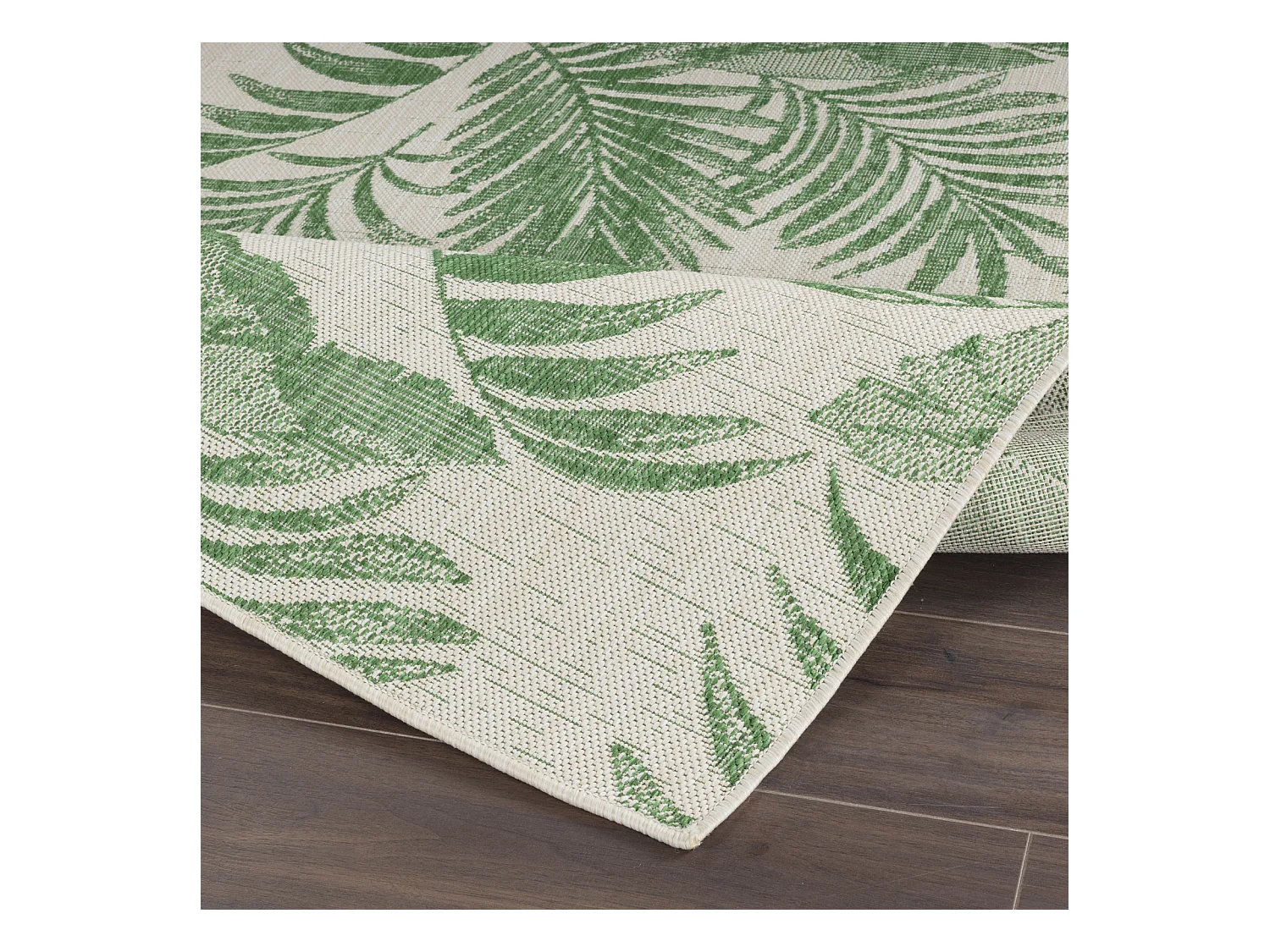 In-/Outdoor-Teppich - Elfenbein/Grün - 120x170cm - LENNIE
