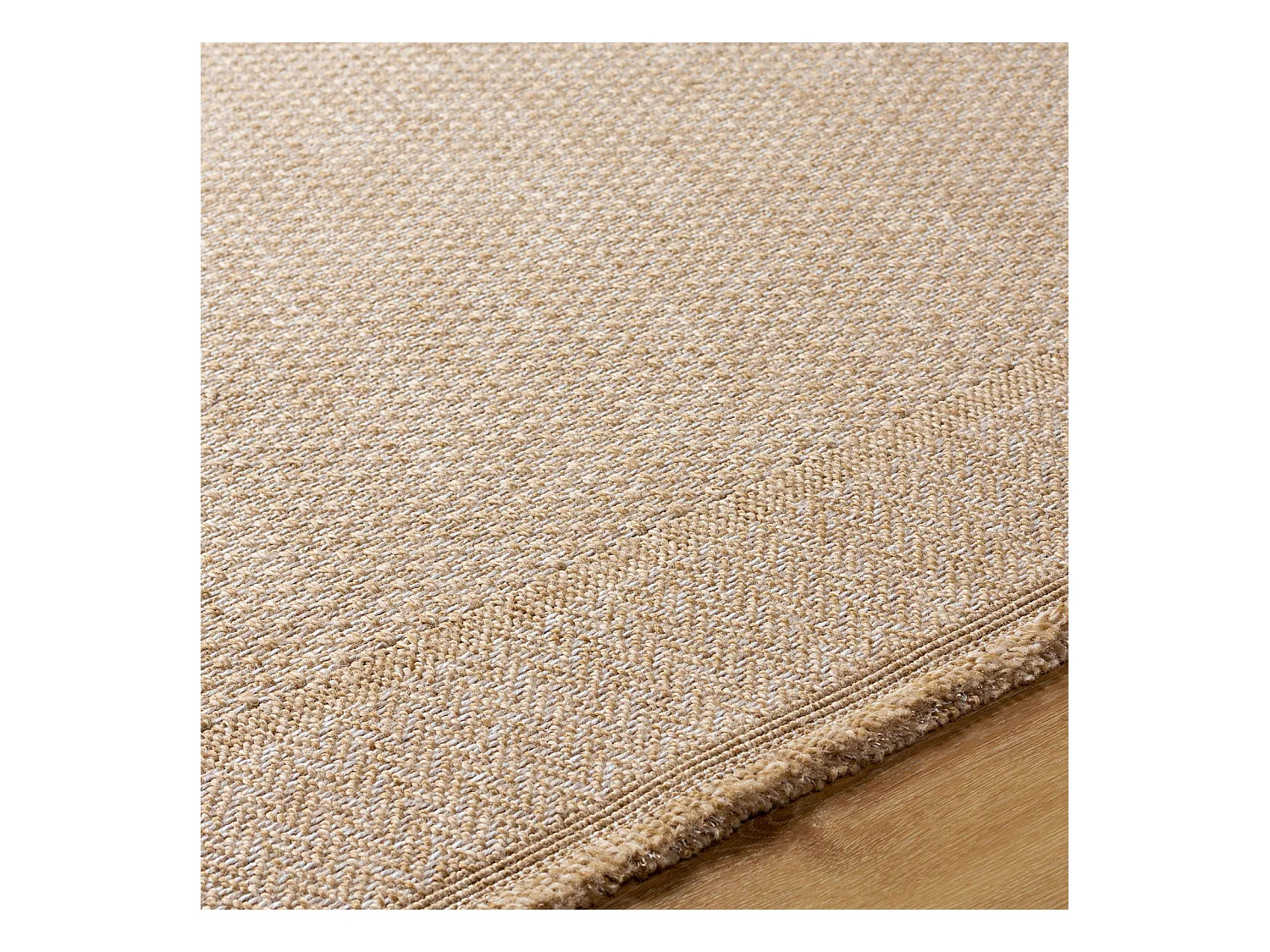 Buitenkleed - Tapijt in Jute-Look voor Balkon, Terras, Keuken NIKKI - Beige - 160x213cm - NIKKI