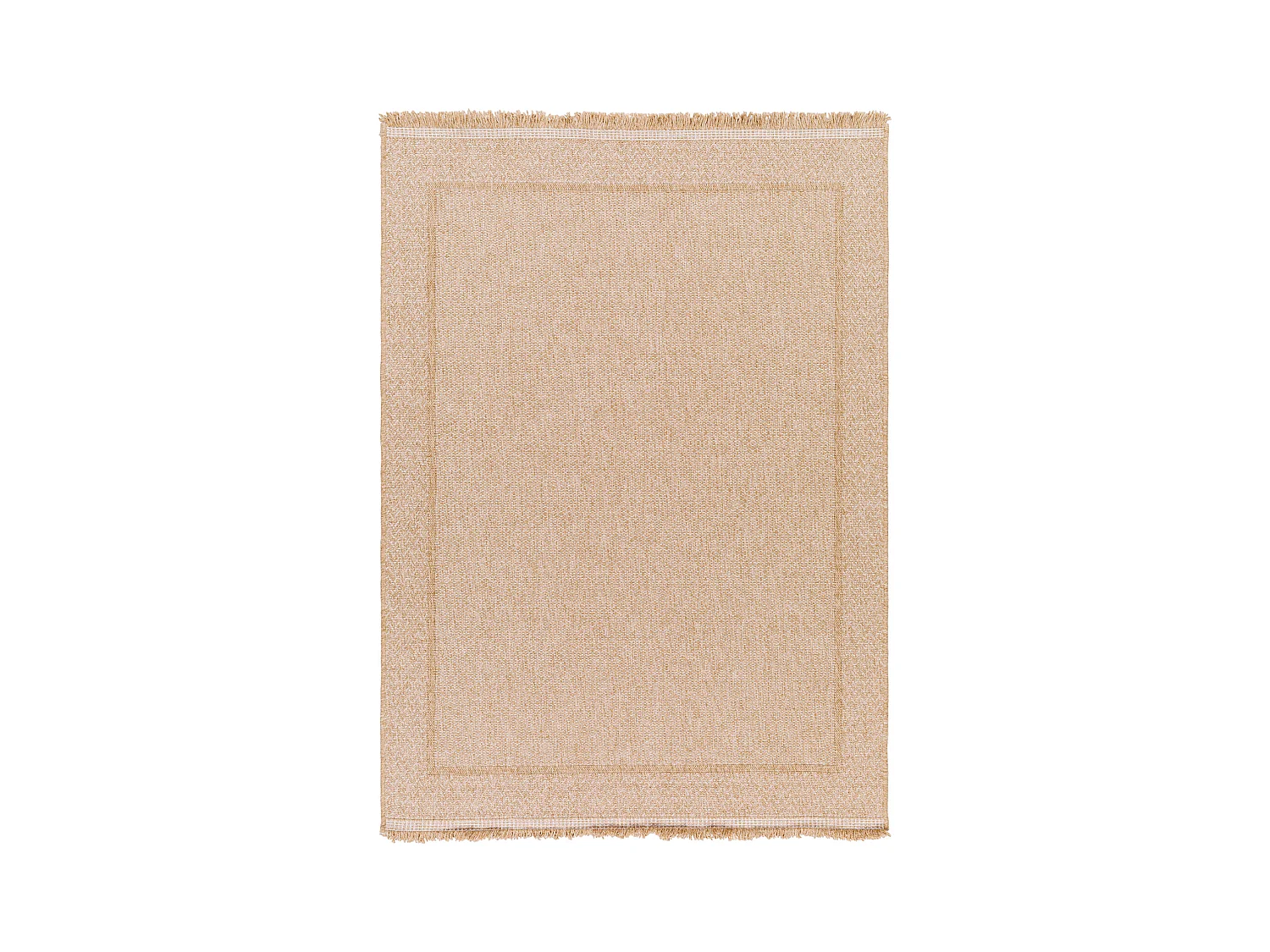 Tappeto Esterno/Interno Aspetto di Juta - Beige - 160x213cm - NIKKI