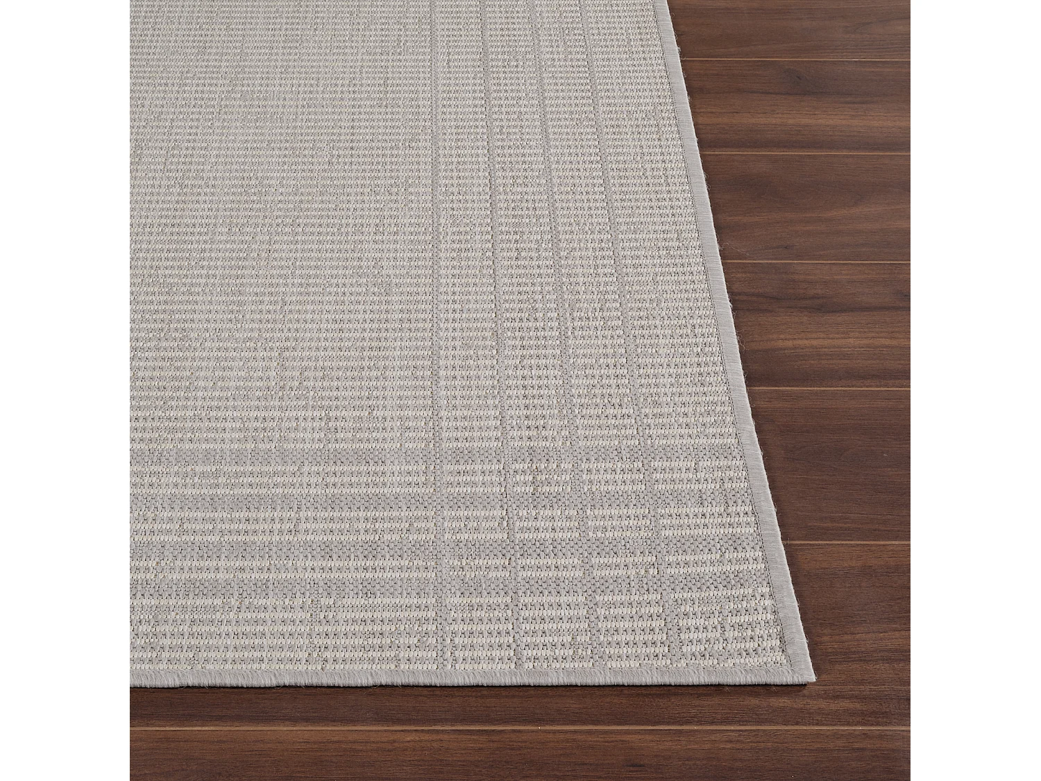 In-/Outdoor-Teppich - Grau/Elfenbein - 120x170cm - KASSIE