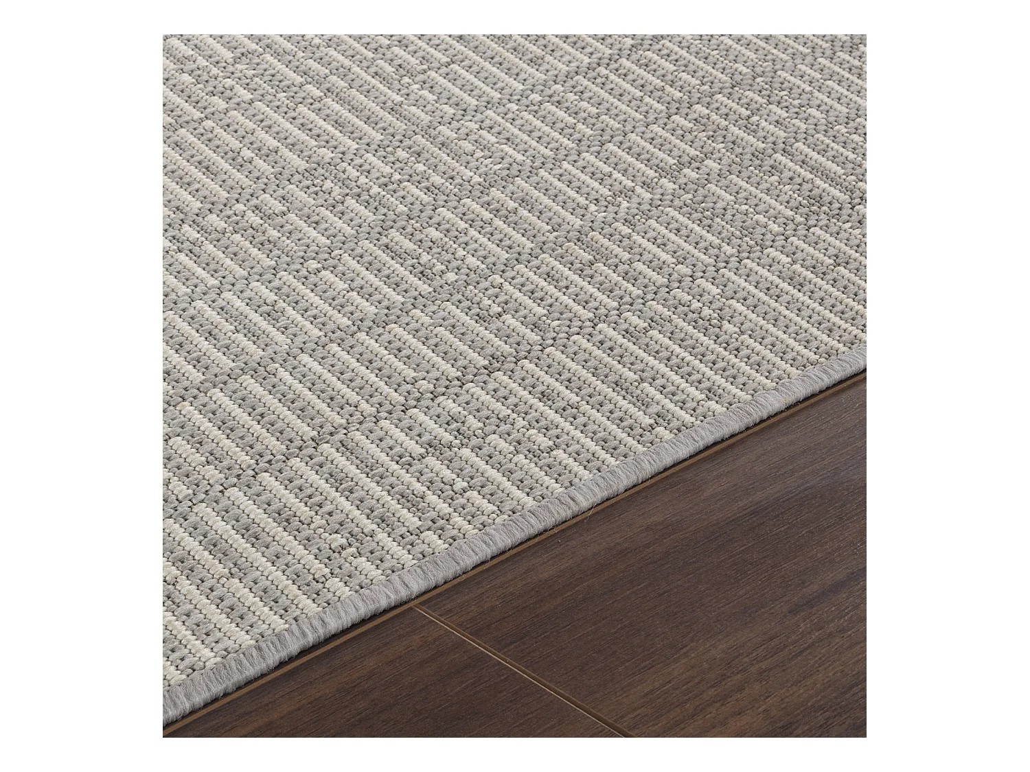Tapis d'Extérieur/Intérieur - Gris/Ivoire - 120x170cm - KASSIE