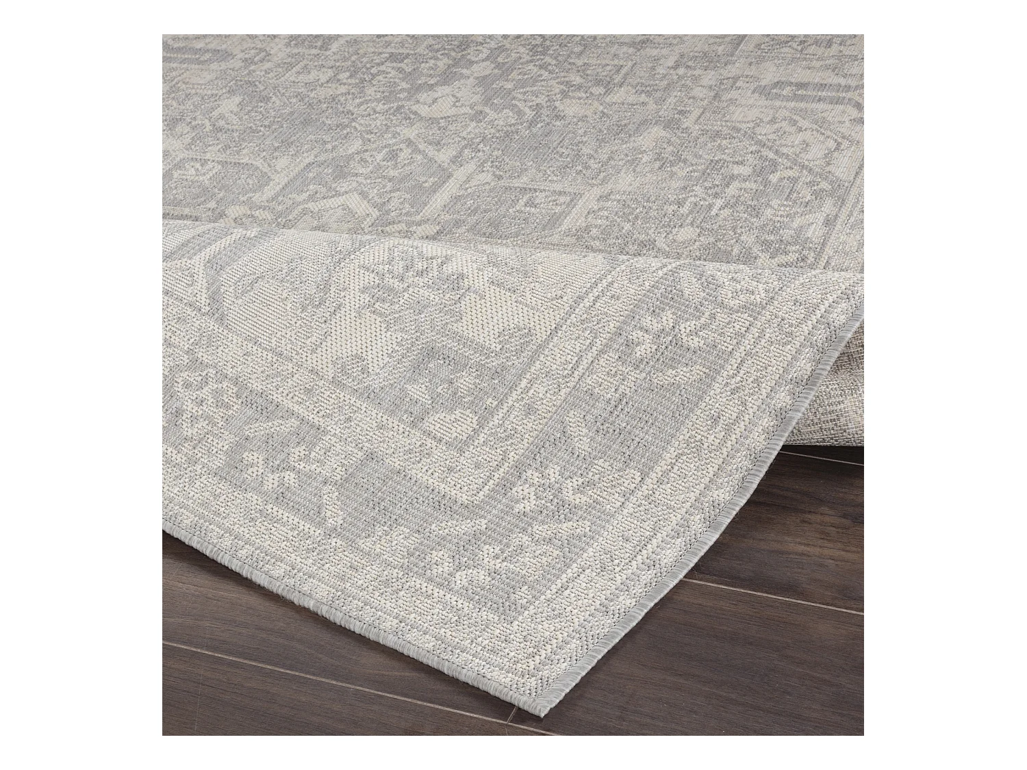 Tappeto Esterno/Interno - Grigio/Avorio - 160x213cm - ELLY
