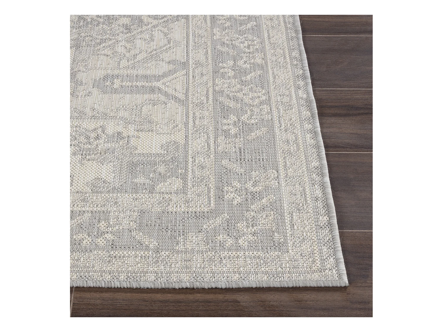 Tappeto Esterno/Interno - Grigio/Avorio - 160x213cm - ELLY