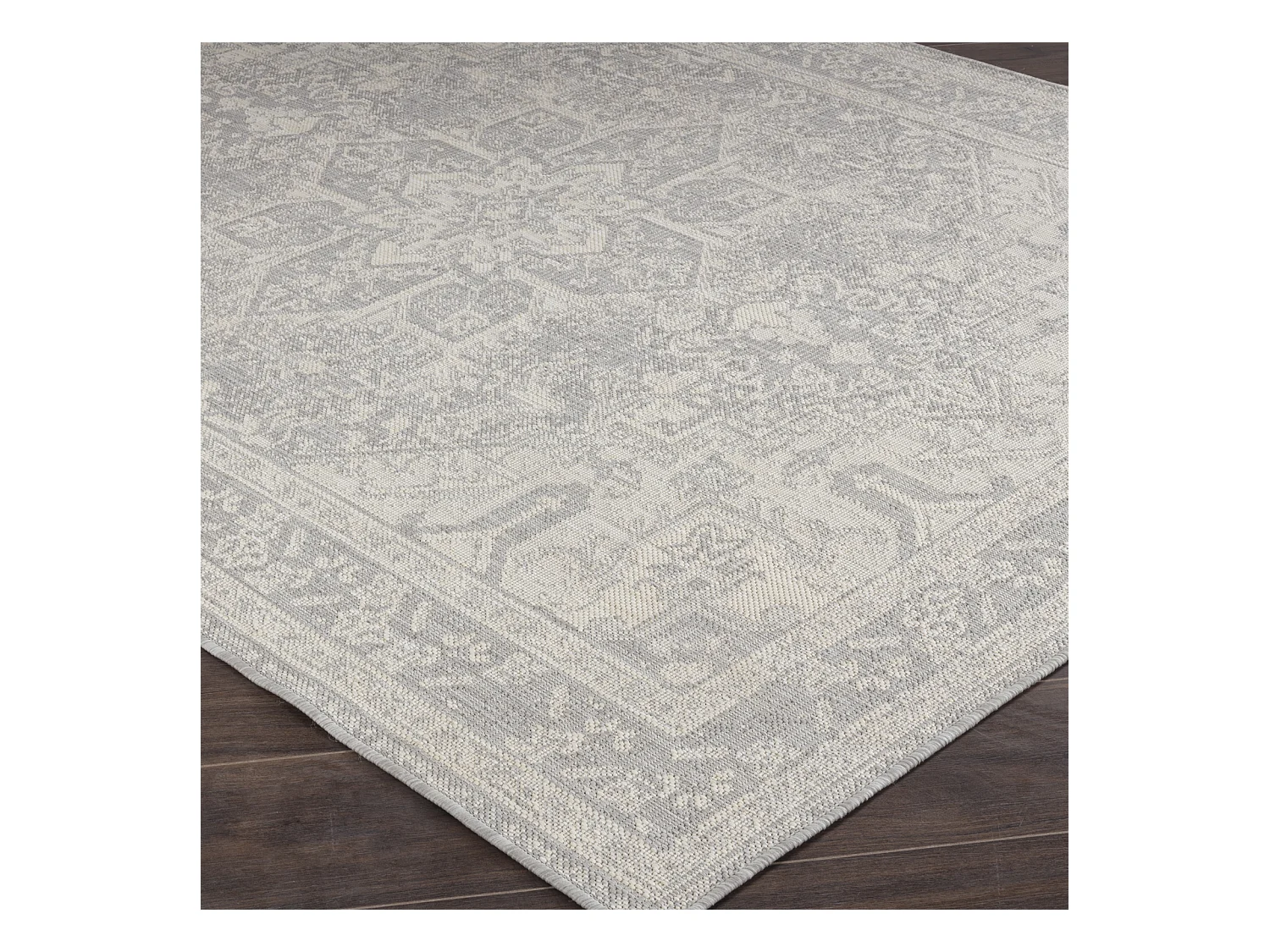 Tappeto Esterno/Interno - Grigio/Avorio - 160x213cm - ELLY