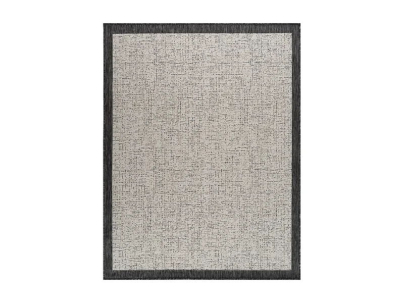 Alfombra Exterior/Interior - Marfil/Gris - 120x170cm - JODY