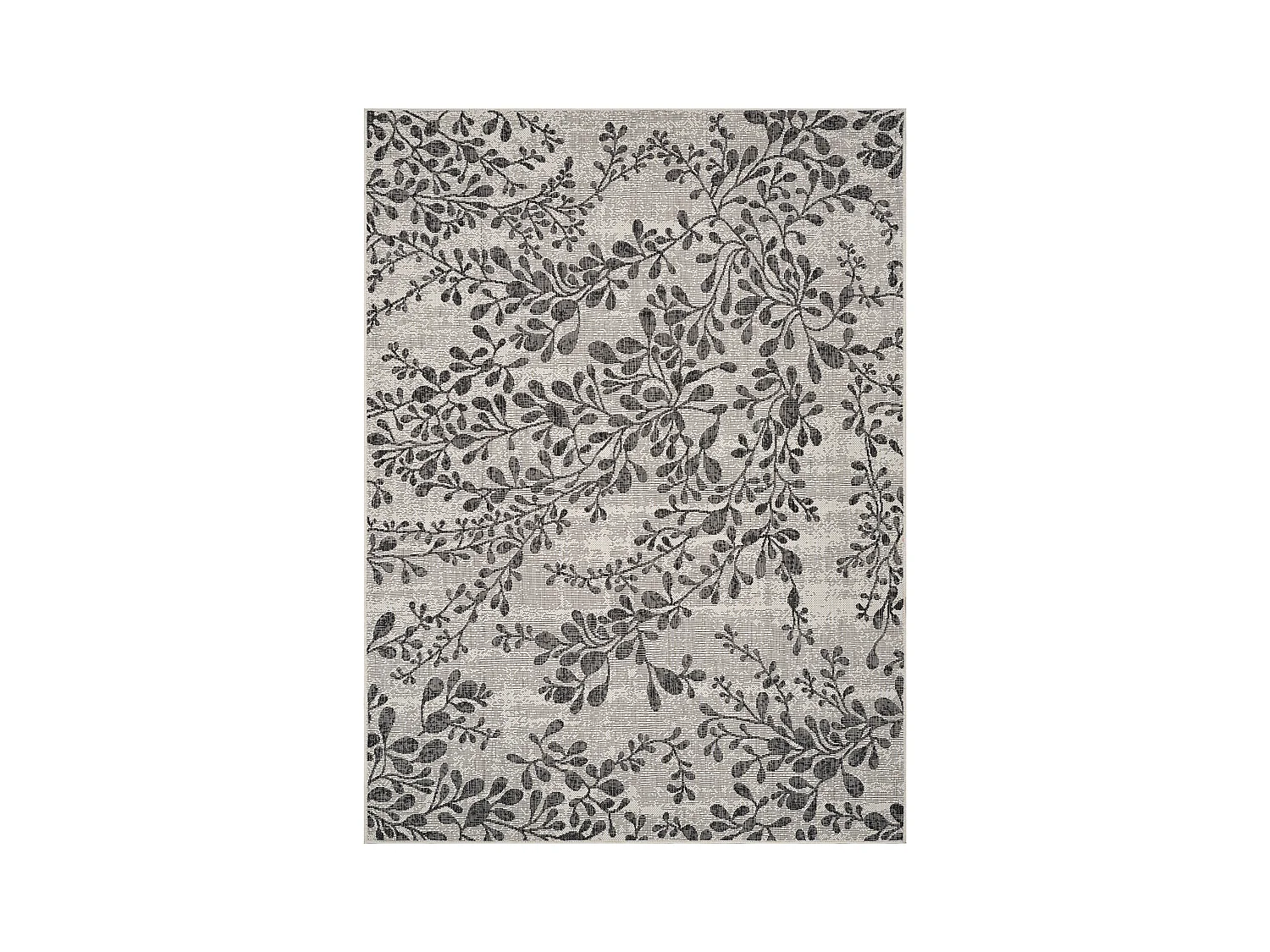 Buitenkleed - Balkon, Terras, Keuken Tapijt - Ivoor/Grijs - 120x170cm - MOLLY