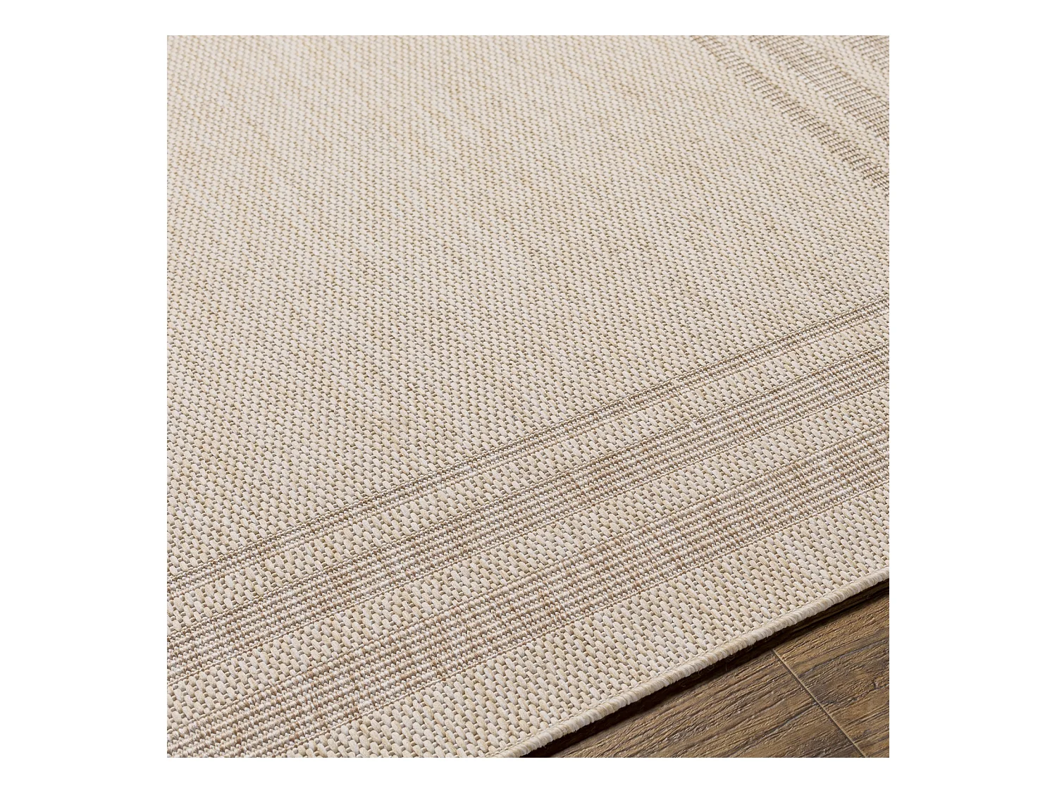 Tapis d'Extérieur/Intérieur Aspect Jute - Beige/Ivoire - 200x275cm - GEORGIA